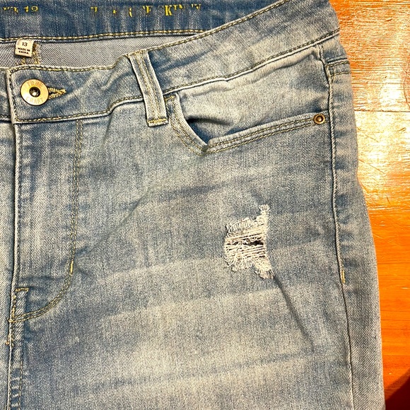 True Craft Size 13 Light Blue High-Rise Skinny Jeans - Picture 5 of 9